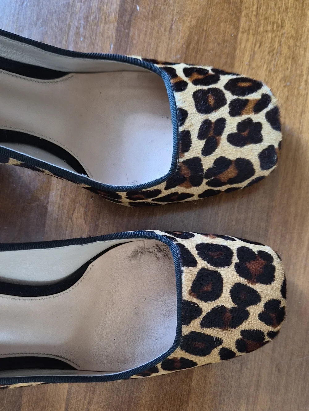 Leopard Print Block Heel Tory Burch Pumps - Women's Fashion Heels